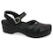 Sanita Sandal, Waxed Leather Upper, Polyurethane Outsole, Black, Size 7.5-8 M 472283-002-39 - alternate 1